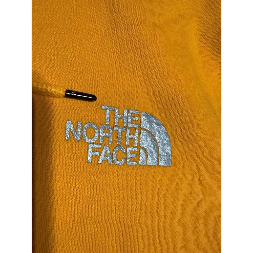 The North Face Hoodie Mens XL Orange Never Stop Exploring Graphic Pullover